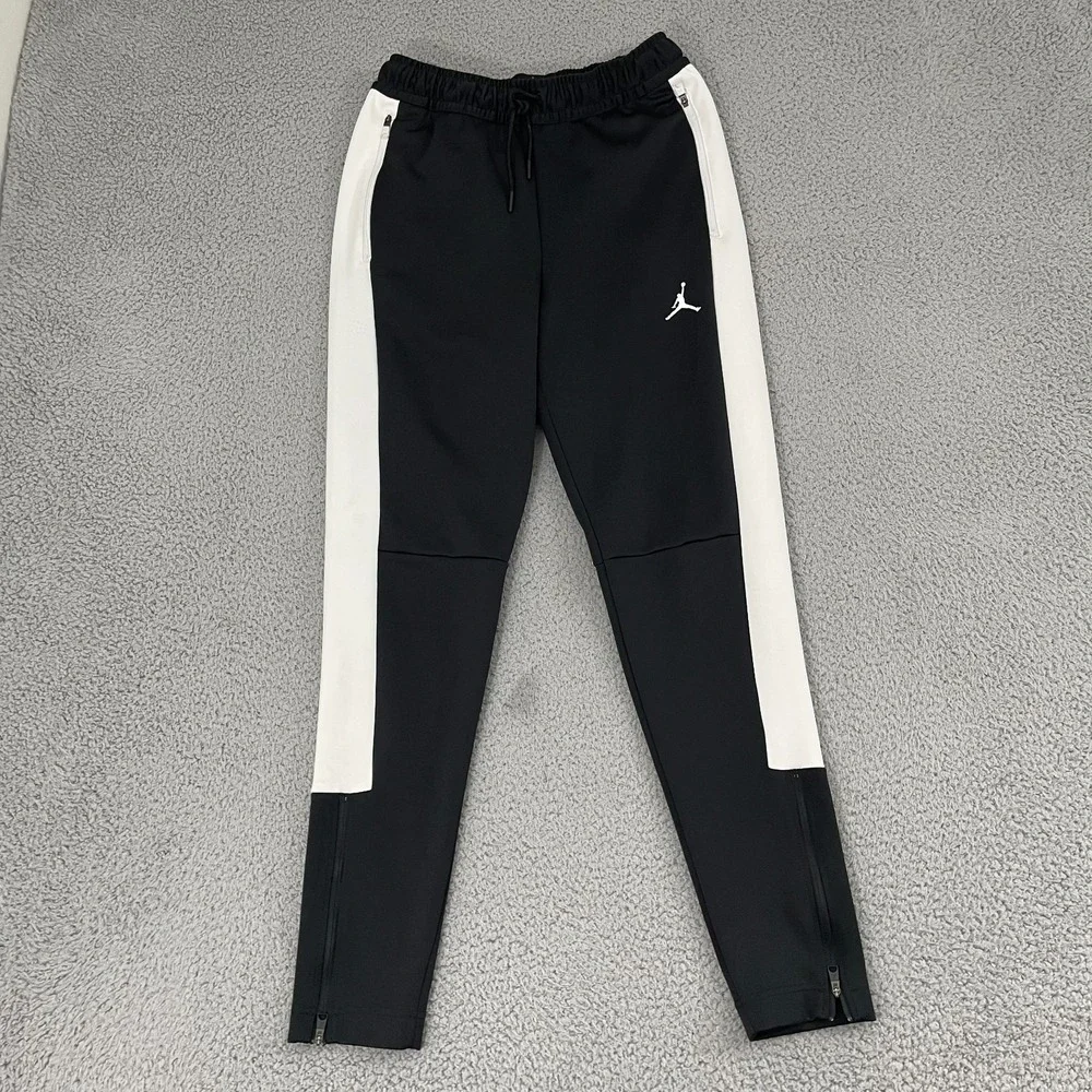 Jordan Team Woven Pants Men S Black Athletic Sportswear Drawstring CN5344-012